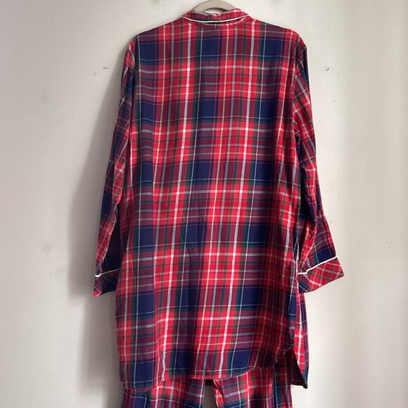 Victoria’s Secret plaid long sleeve plaid pajama pant set sz M - Picture 6 of 10